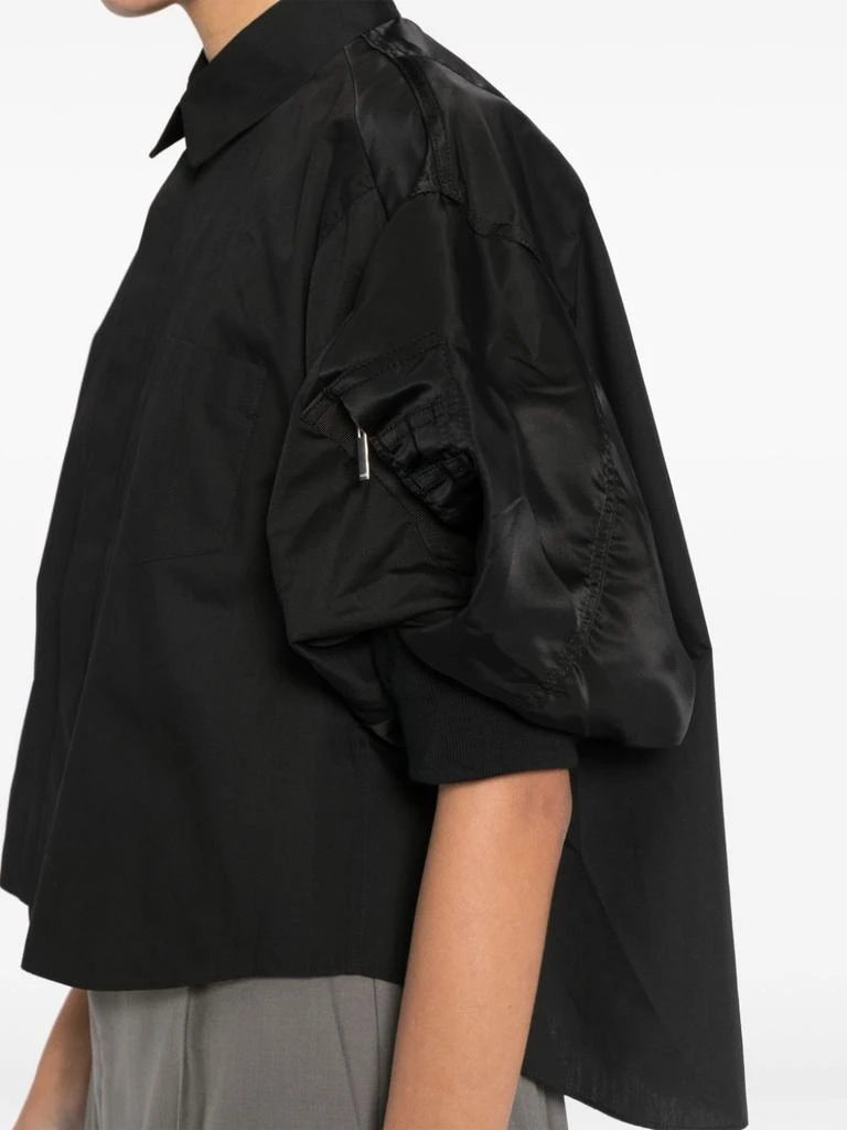 商品Sacai|COTTON AND NYLON SHIRT,价格¥3293,第2张图片详细描述