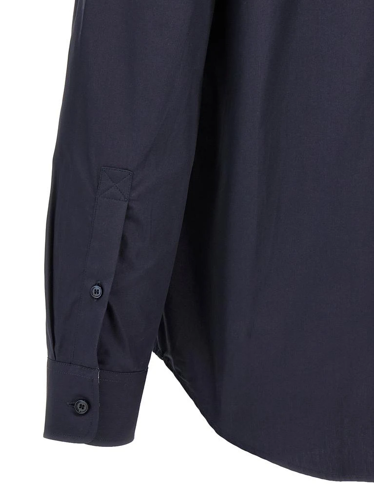 商品Burberry|Logo Embroidery Shirt Shirt And Blouse Blue,价格¥2724,第4张图片详细描述