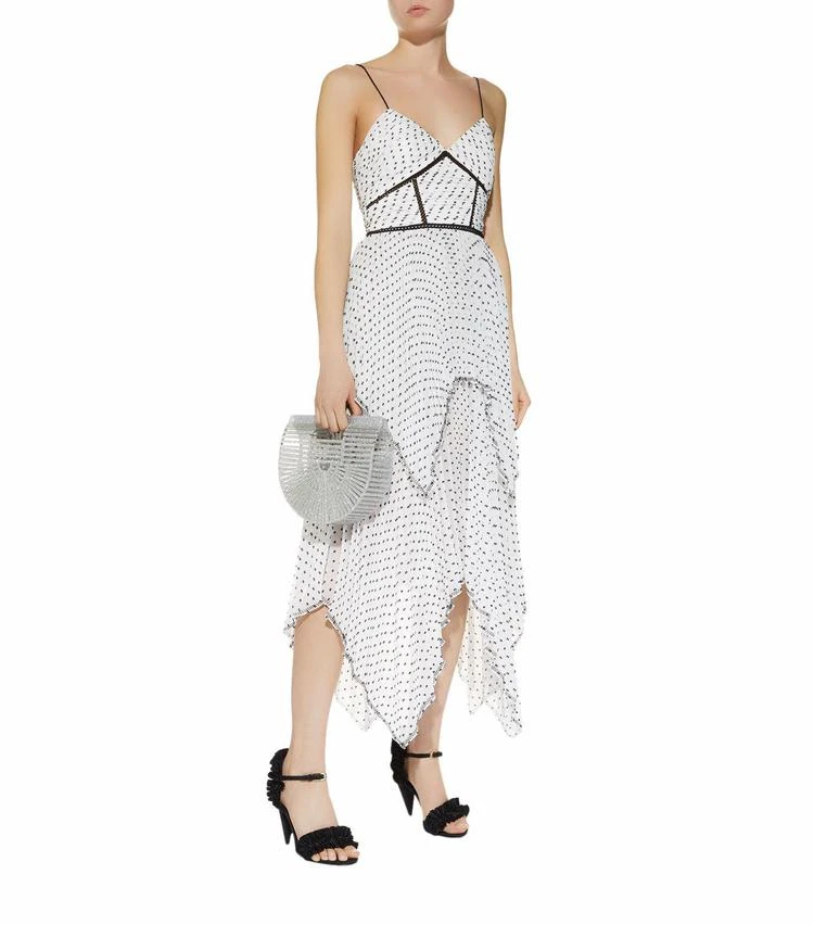商品Self Portrait|Plumetis Tiered Midi Dress,价格¥3362,第5张图片详细描述