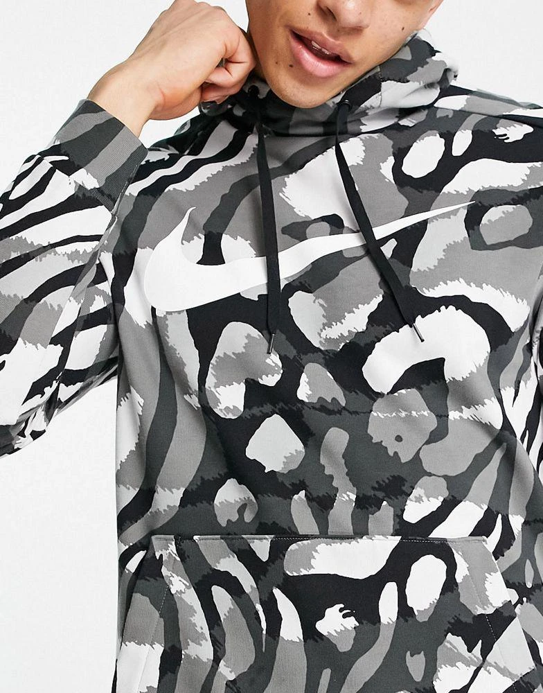 商品NIKE|Nike Training Sport Clash all over animal print hoodie in black,价格¥527,第2张图片详细描述