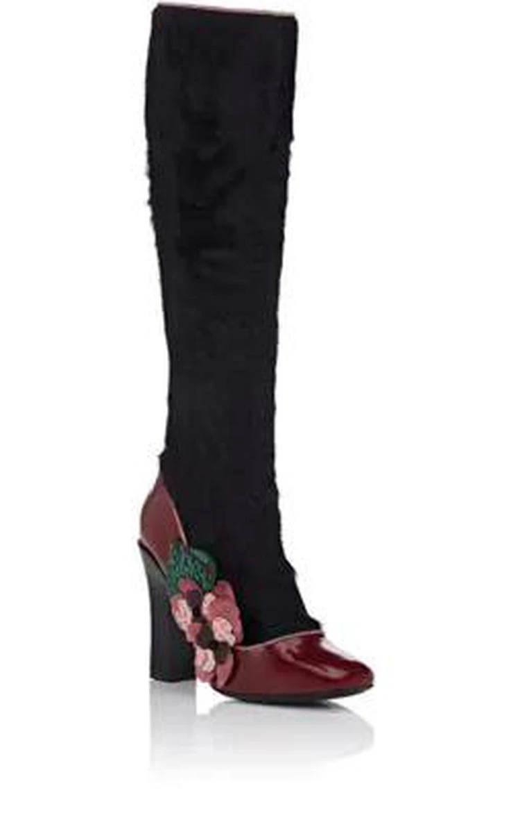 商品Fabrizio Viti|Violets For Your Fur Knee Boots,价格¥6836,第2张图片详细描述