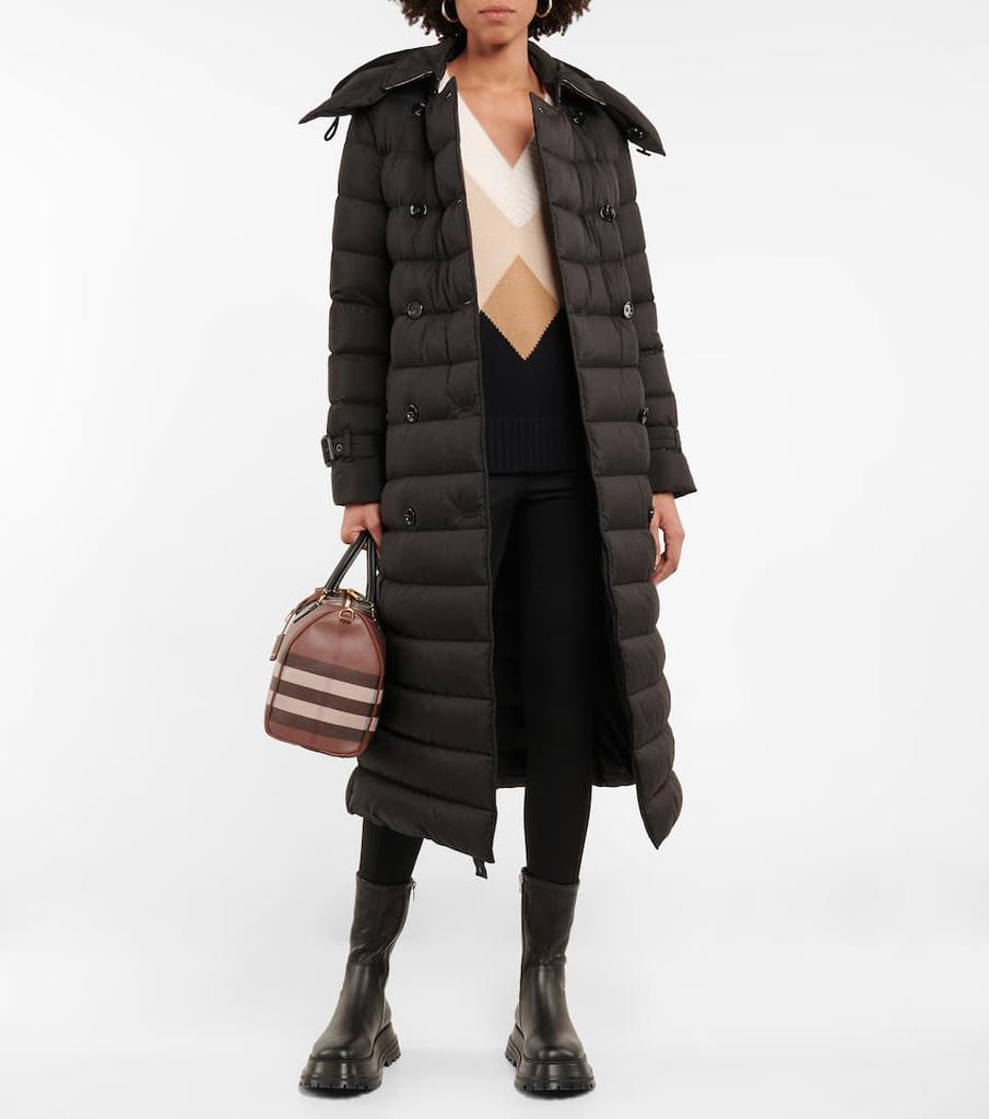 商品Burberry|Belted down coat,价格¥10331,第4张图片详细描述