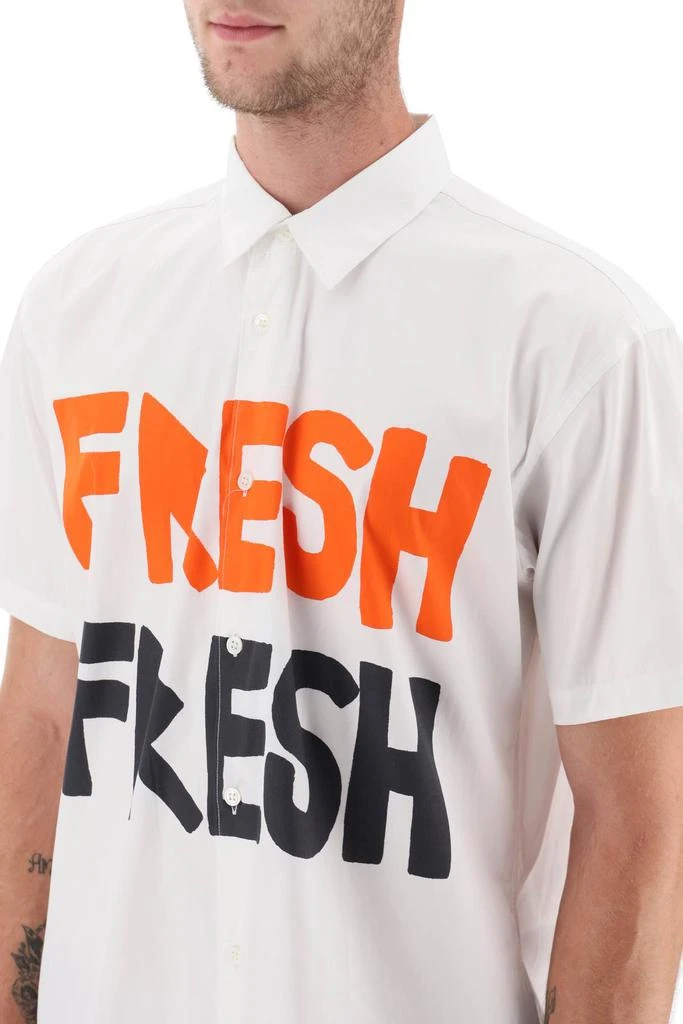 商品Comme des Garcons|Comme des garcons shirt fresh print poplin shirt,价格¥1001,第4张图片详细描述