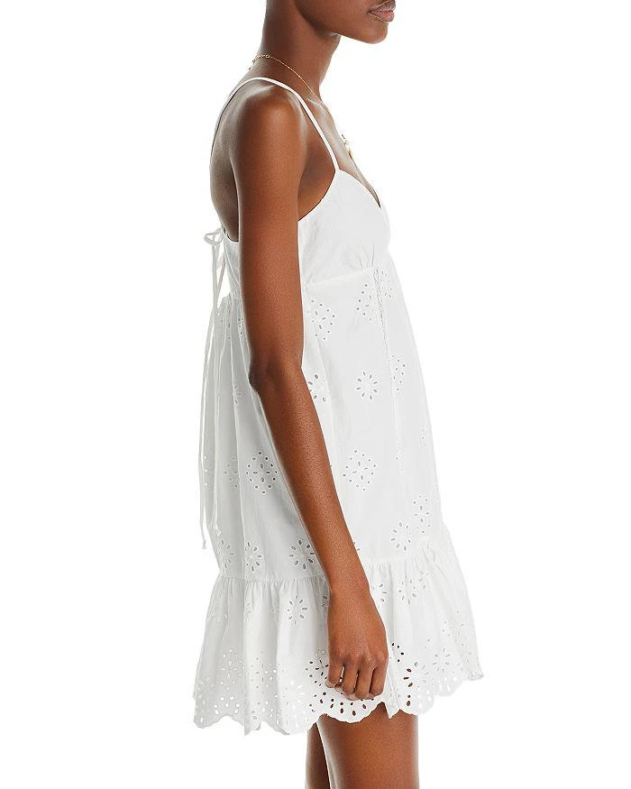 商品AQUA|Sleeveless Eyelet Tiered Dress - 100% Exclusive,价格¥160,第5张图片详细描述