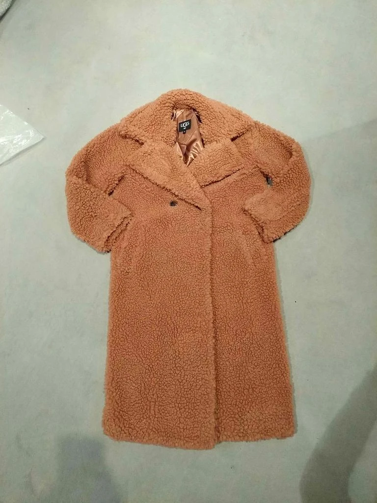 商品UGG|UGG Gertrude Long Teddy Coat,价格¥2301,第1张图片