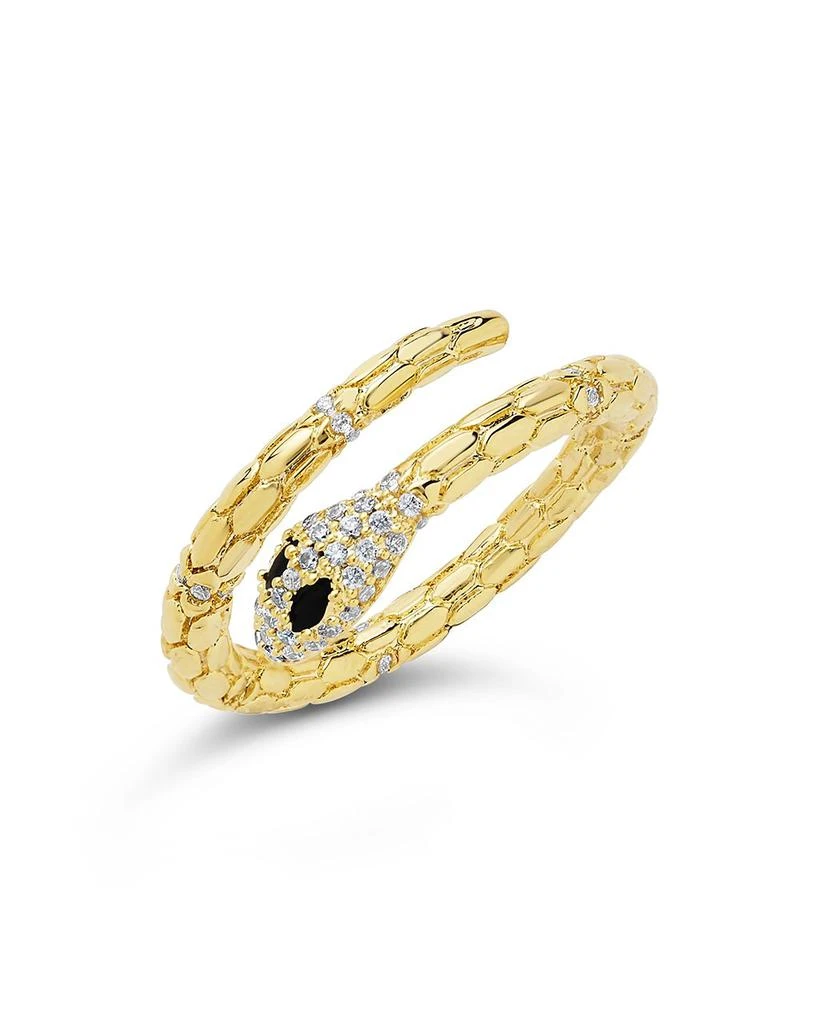 商品Sterling Forever|Open Textured Snake Ring,价格¥223,第5张图片详细描述