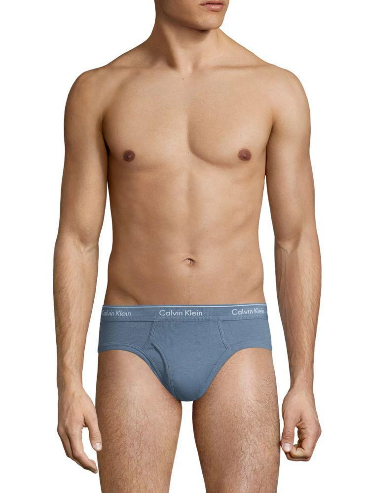 商品Calvin Klein|4-Pack Logo Hip Briefs,价格¥188,第1张图片