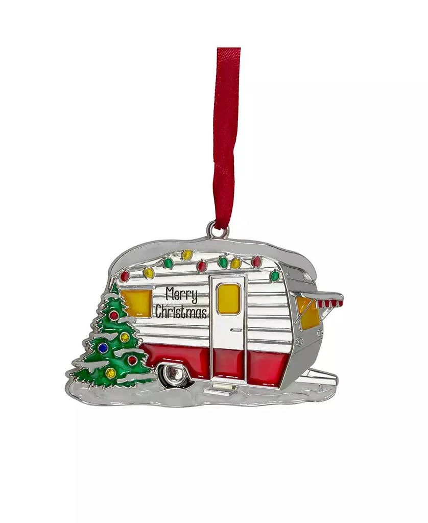 商品Northlight|3.5" Camper with European Crystals Christmas Ornament,价格¥245,第1张图片