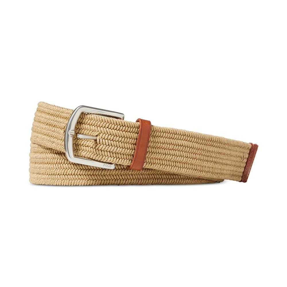 商品Ralph Lauren|Men's Stretch Waxed Cotton Belt,价格¥691,第1张图片