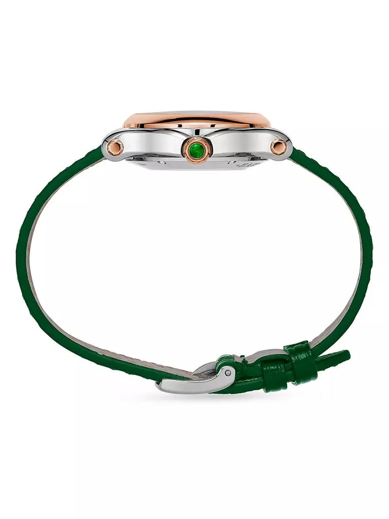 商品Chopard|Happy Sport 18K Rose Gold, Stainless Steel, Diamond, & Alligator Leather Strap Watch,价格¥63416,第2张图片详细描述