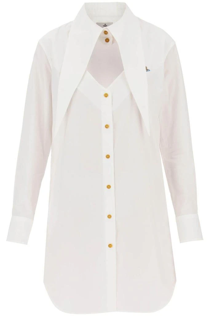 商品Vivienne Westwood|HEART CUT-OUT SHIRT DRESS,价格¥1392,第1张图片