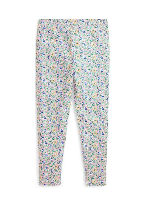 商品Ralph Lauren|Lauren Childrenswear Girls 7 16 Floral Stretch Jersey Leggings,价格¥300,第2张图片详细描述