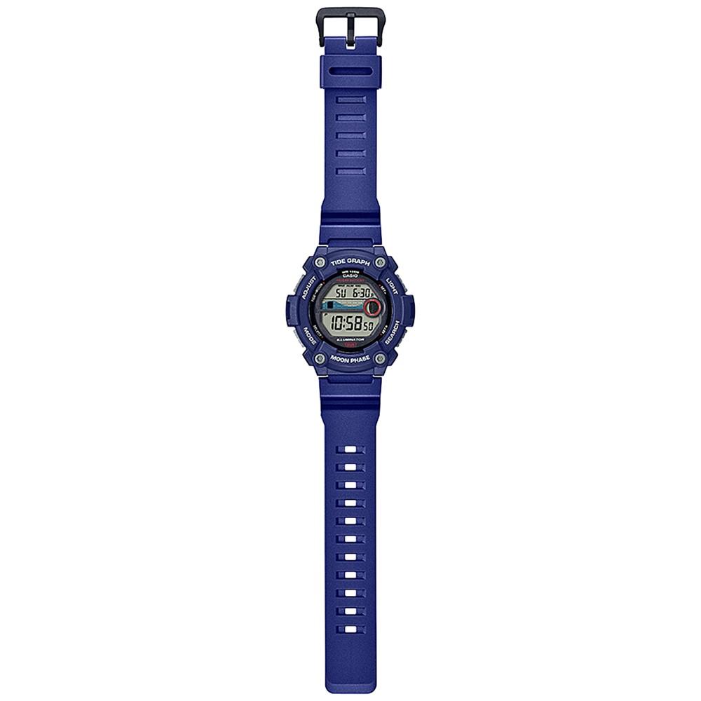 Men's Digital Blue Resin Strap Watch 51mm商品第2张图片规格展示