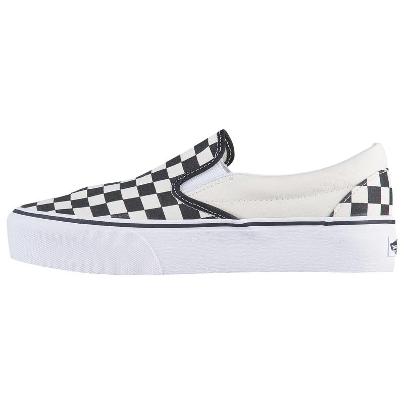 商品Vans|Vans Classic Slip-On Platform - Women's滑板鞋棋盘格,价格¥450,第2张图片详细描述