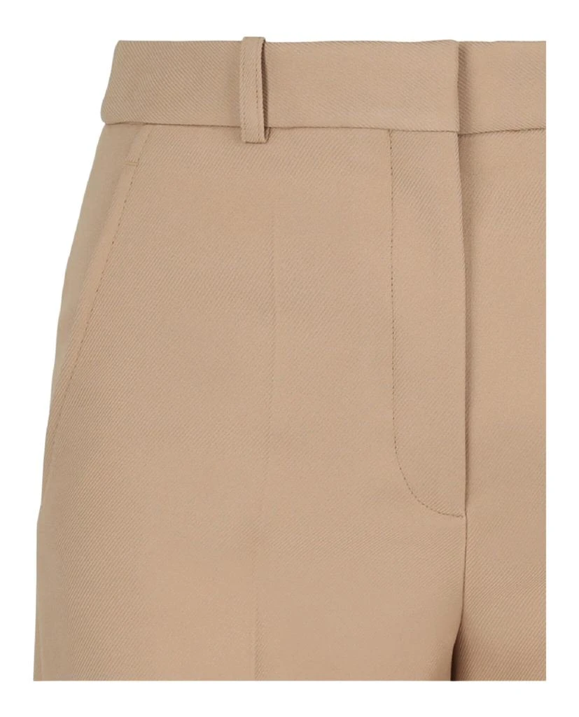 商品Stella McCartney|Beige Pleat-Front Shorts,价格¥880,第3张图片详细描述