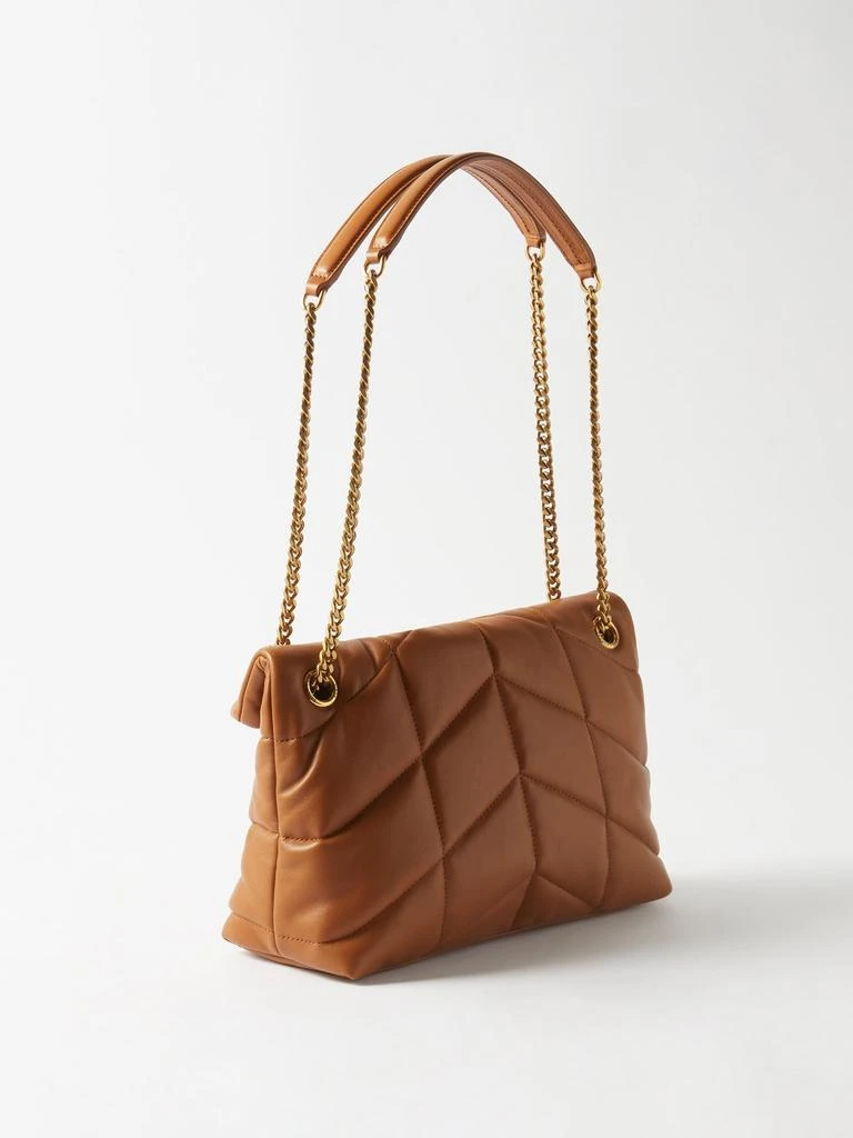 商品Yves Saint Laurent|Puffer small YSL-logo padded leather shoulder bag,价格¥26642,第4张图片详细描述