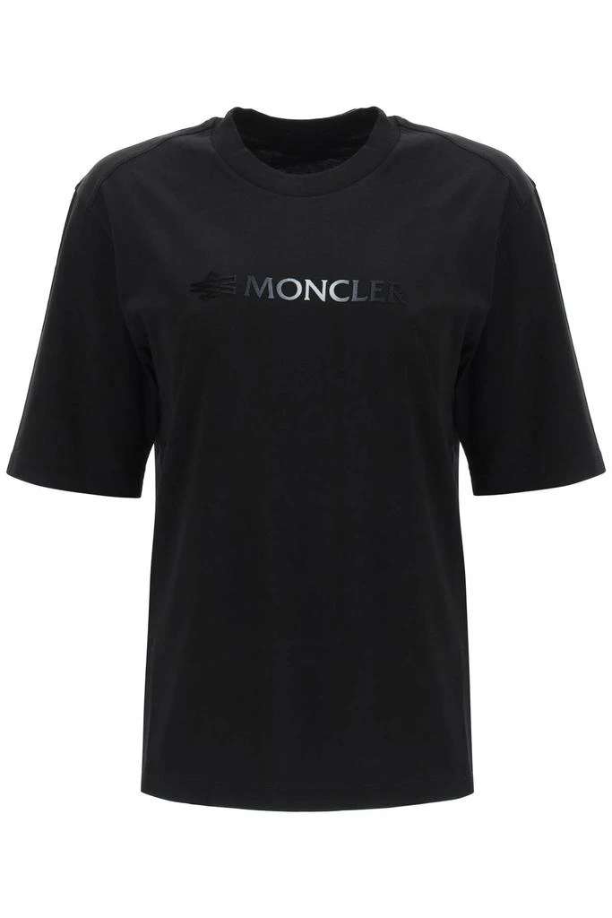 商品Moncler|Moncler basic flocked logo t-shirt,价格¥995,第1张图片