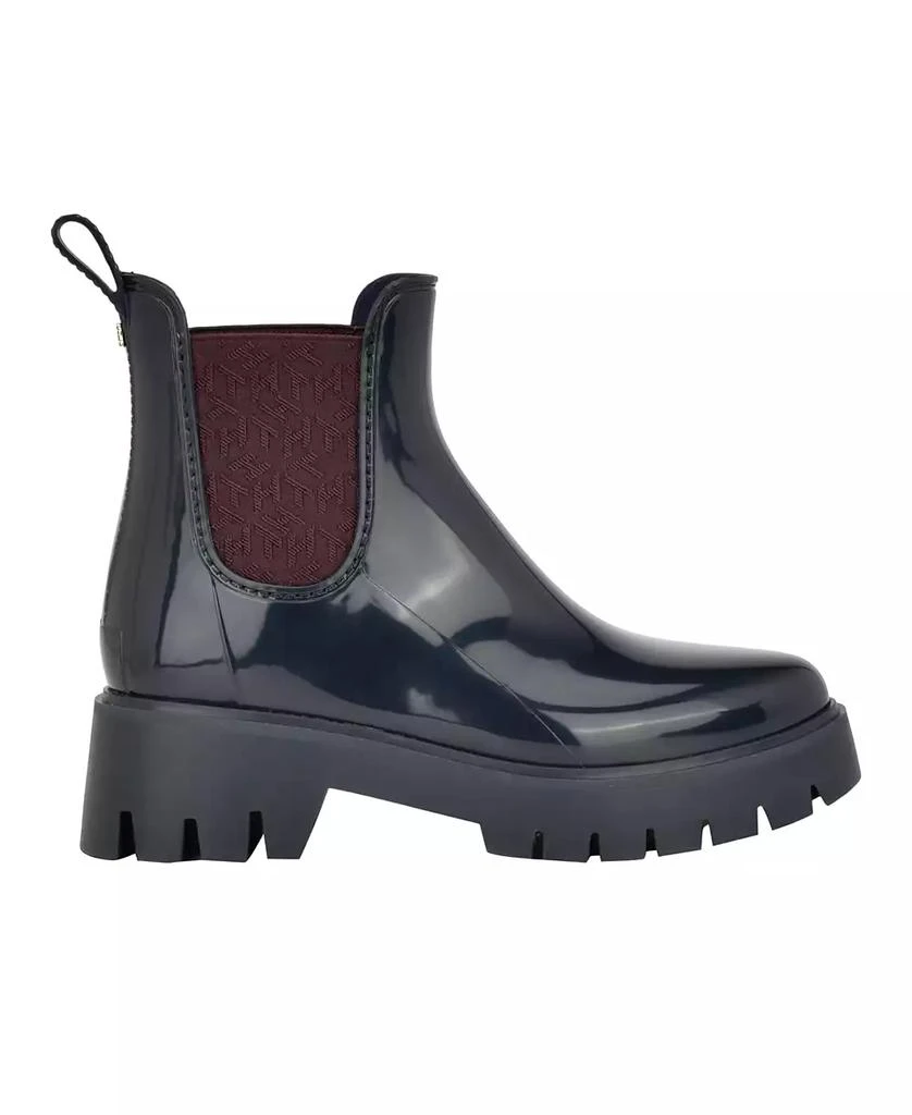 商品Tommy Hilfiger|Women's Dipit Lug Sole Chelsea Rain Boots,价格¥444,第2张图片详细描述