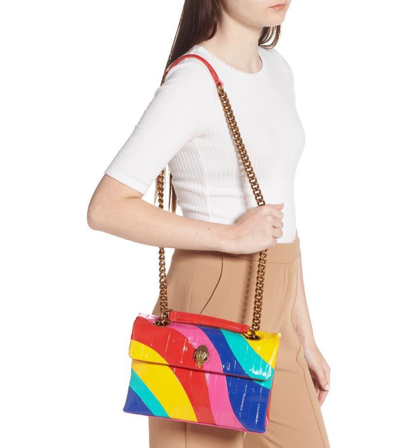 商品Kurt Geiger|Kensington Leather Convertible Shoulder Bag,价格¥2416,第5张图片详细描述