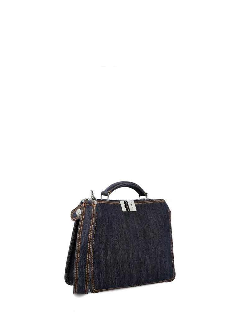 商品Fendi|Fendi Peekaboo ISeeU Mini Denim Tote Bag,价格¥23411,第3张图片详细描述