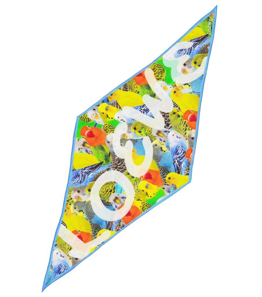 商品Loewe|Logo printed cotton and silk scarf,价格¥1328,第1张图片