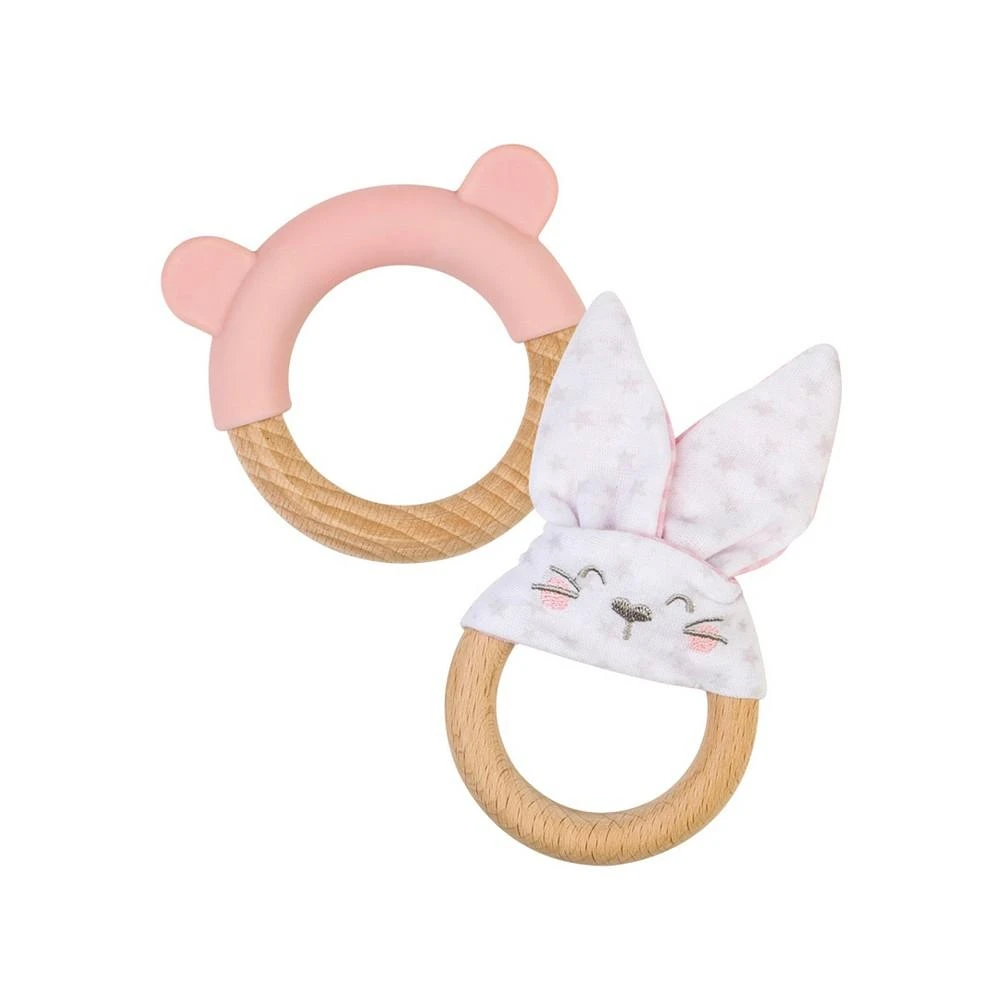 商品Saro|by Kalencome Baby Ring and Bunny Teether Bundle,价格¥165,第1张图片