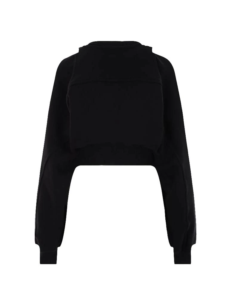 商品Off-White|OFF JERSEY CROPPED SWEATSHIRT WITH BOLERO INSERT,价格¥6039,第2张图片详细描述