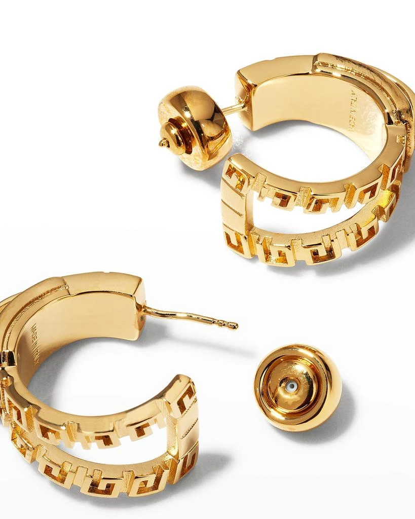 商品Givenchy|G-Zip Golden Hoop Earrings,价格¥2437,第4张图片详细描述