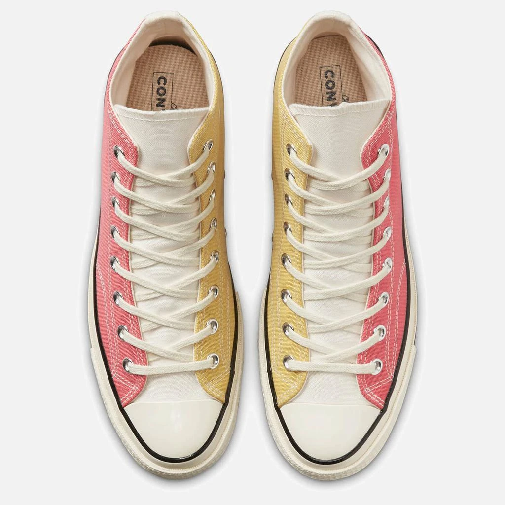 商品Converse|CONVERSE WOMEN'S CHUCK 70 TRI-BLOCK HI-TOP TRAINERS - SATURN GOLD/PINK SALT/EGRET,价格¥403,第4张图片详细描述