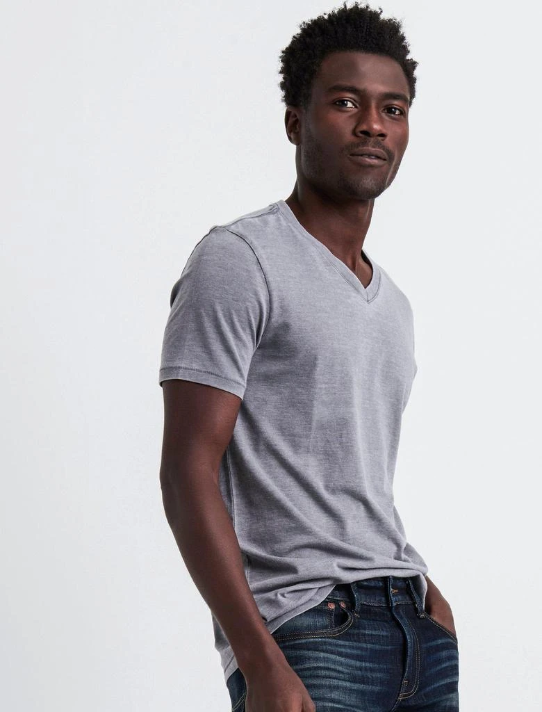 商品Lucky Brand|Mens Venice Burnout V-Neck Tee.,价格¥81,第1张图片