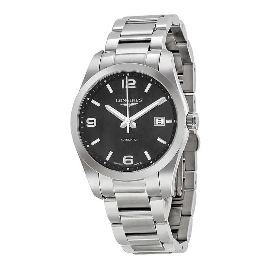 商品Longines|Conquest Automatic Black Dial Mens Watch L27854566,价格¥8801,第1张图片
