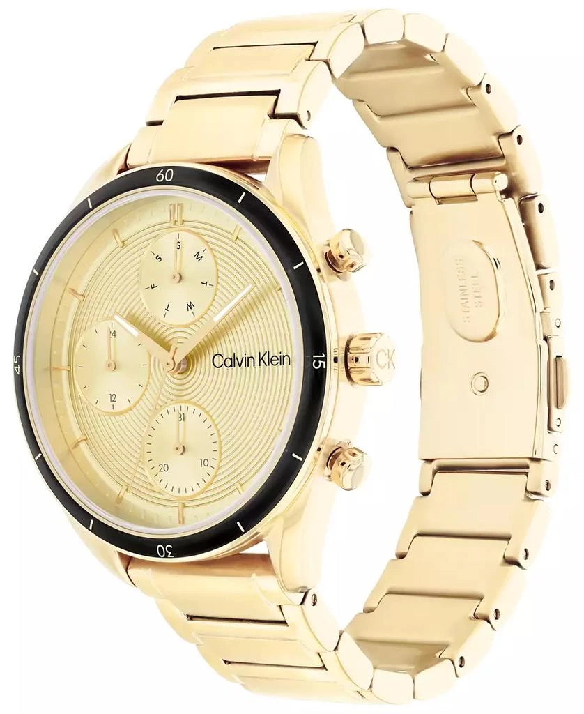 商品Calvin Klein|Women's Gold-Tone Stainless Steel Bracelet Watch 38mm,价格¥1011,第2张图片详细描述