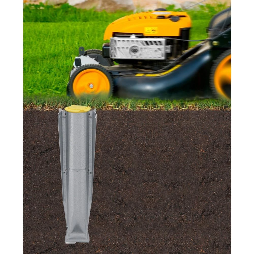 商品Brabantia|Rotary Lift-O-Matic Advance Clothesline - 164', 50 Meter with Metal Ground Spike, Protective Cover and Peg Bag Set,价格¥1944,第3张图片详细描述