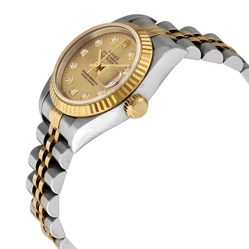 商品[二手商品] Rolex|Pre-owned Rolex Datejust Automatic Diamond Gold Dial Ladies Watch 69173CDJ,价格¥37916,第2张图片详细描述