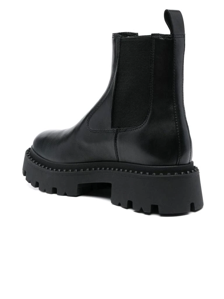 商品Ash|Black Calf Leather Genesis Ankle Boots,价格¥1197,第3张图片详细描述