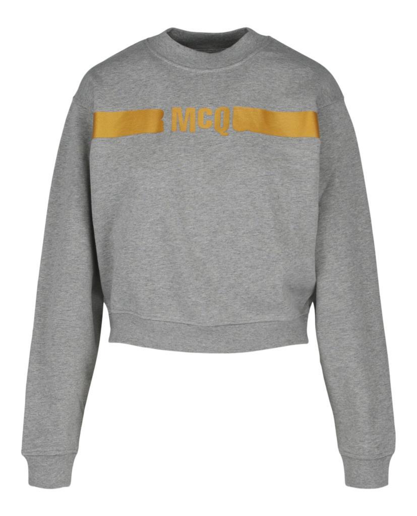 商品Alexander McQueen|Logo Cropped Sweatshirt,价格¥1584,第1张图片
