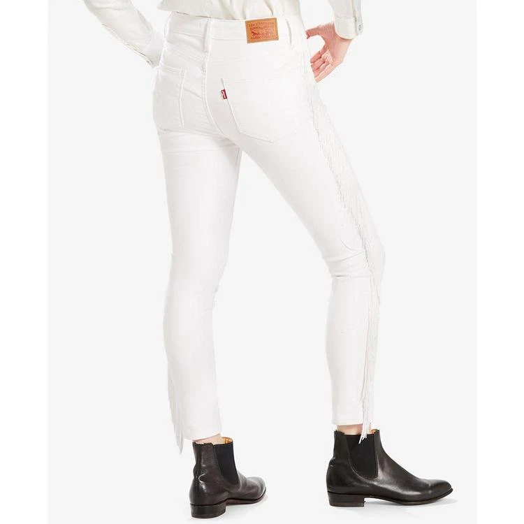商品Levi's|® Limited 721 Fringe-Trim Skinny Ankle Jeans, Created for Macy's,价格¥148,第2张图片详细描述