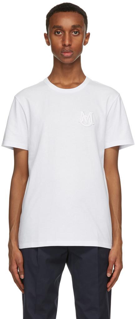 商品Moncler|白色徽标 T 恤,价格¥2437,第1张图片