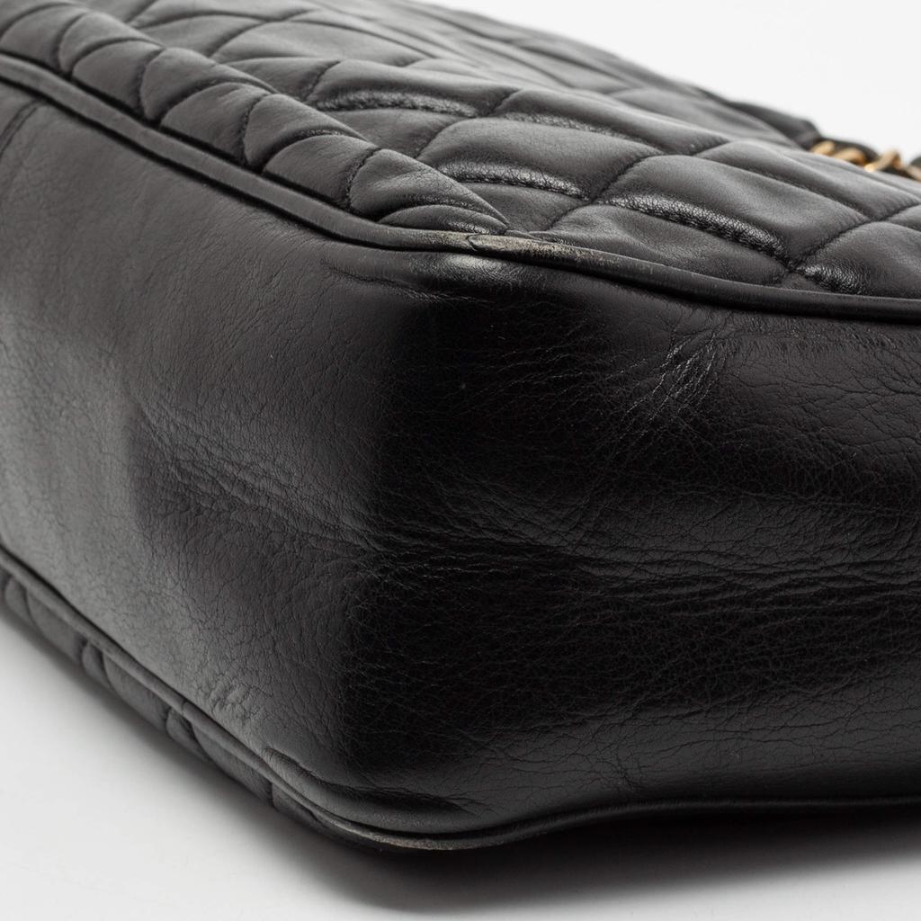 Chanel Black Quilted Leather Vintage Tote商品第8张图片规格展示