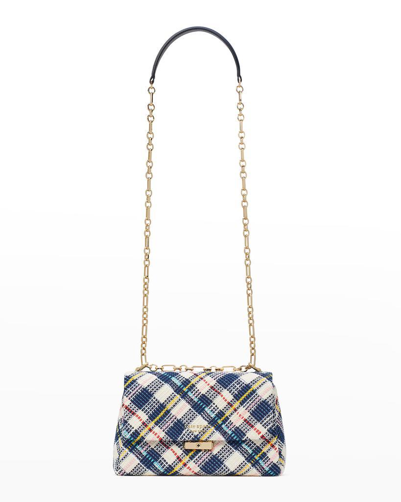 商品Kate Spade|carlyle tweed chain shoulder bag,价格¥2957,第1张图片