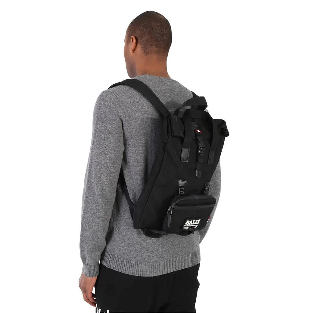 商品Bally|Bally On The Go Flat Backpack In Black,价格¥3878,第2张图片详细描述