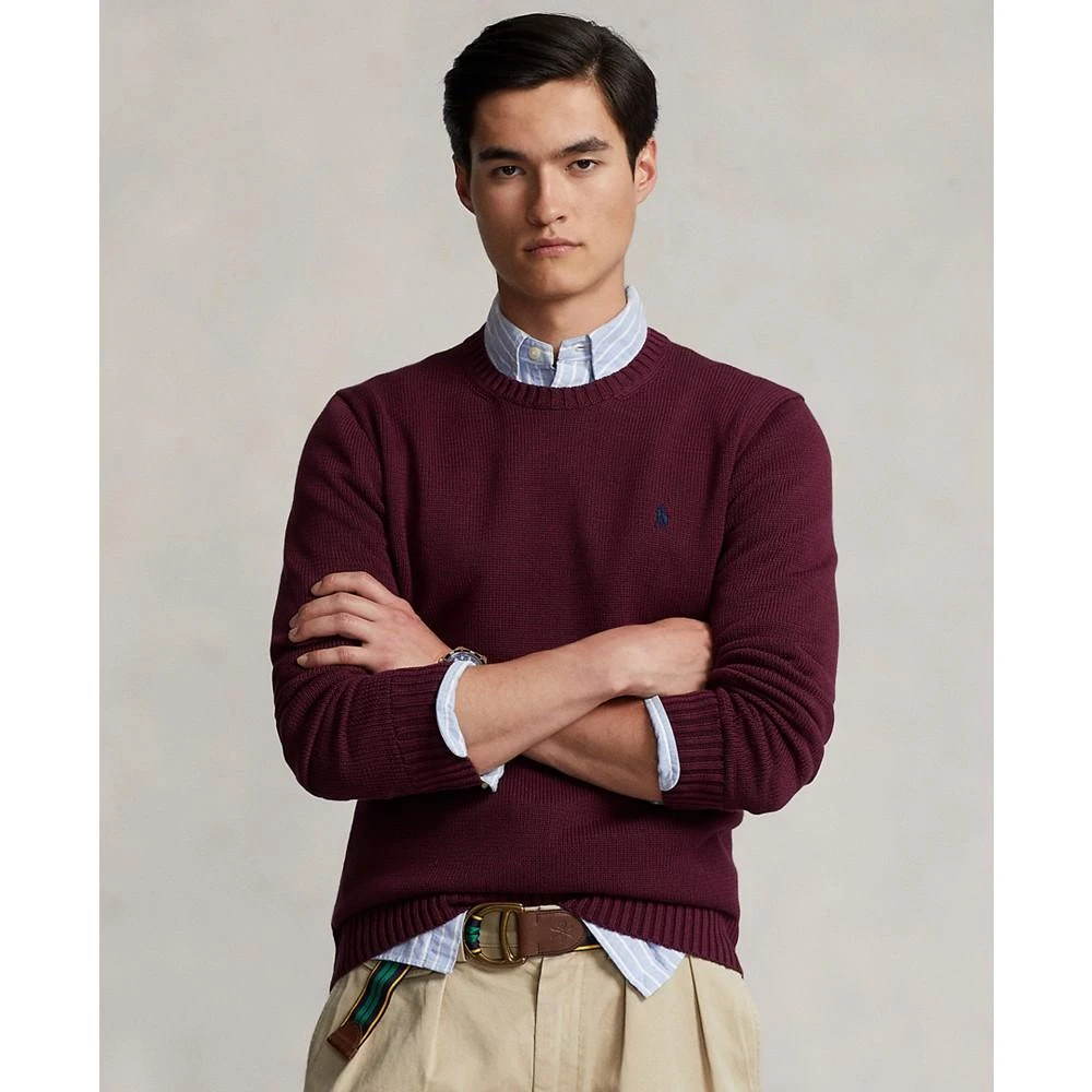 商品Ralph Lauren|Men's Cotton Crewneck Sweater,价格¥614,第1张图片