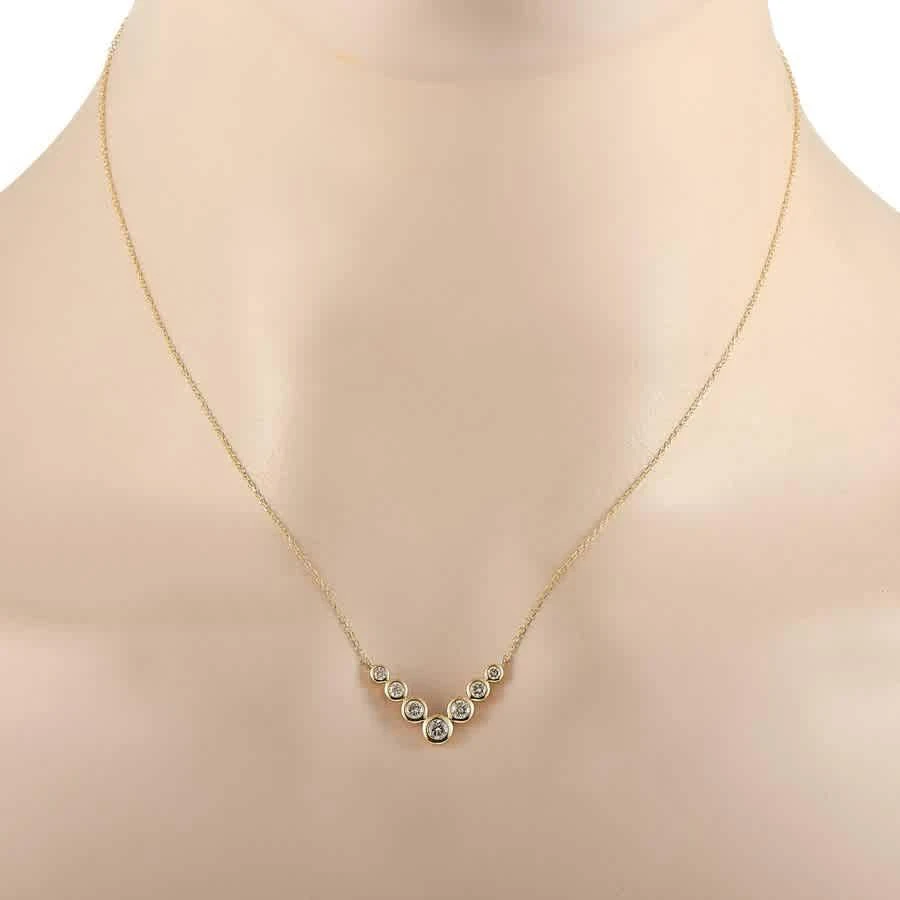 商品LB Exclusive|14K Yellow Gold 0.50 ct Diamond Pendant Necklace,价格¥6267,第2张图片详细描述