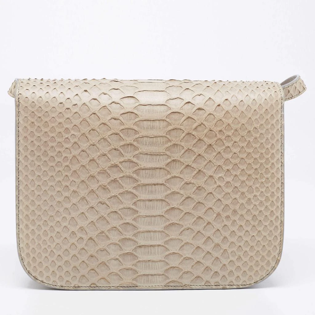 商品[二手商品] Celine|Celine Grey Python Medium Classic Box Shoulder Bag,价格¥14404,第4张图片详细描述