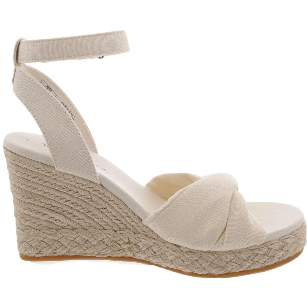 商品TOMS|Womens Canvas Wedge Espadrilles,价格¥668,第3张图片详细描述