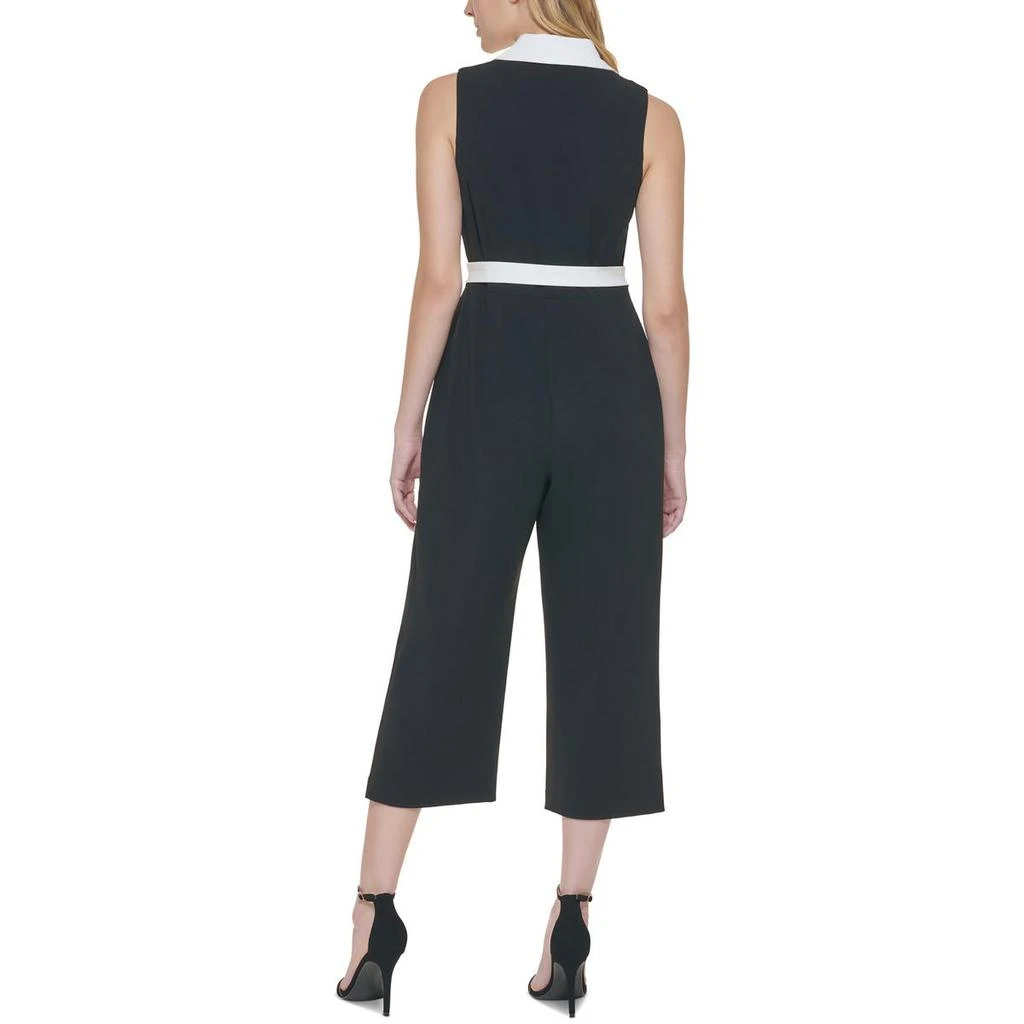 商品Tommy Hilfiger|Womens Colorblock Belted Jumpsuit,价格¥469,第1张图片详细描述