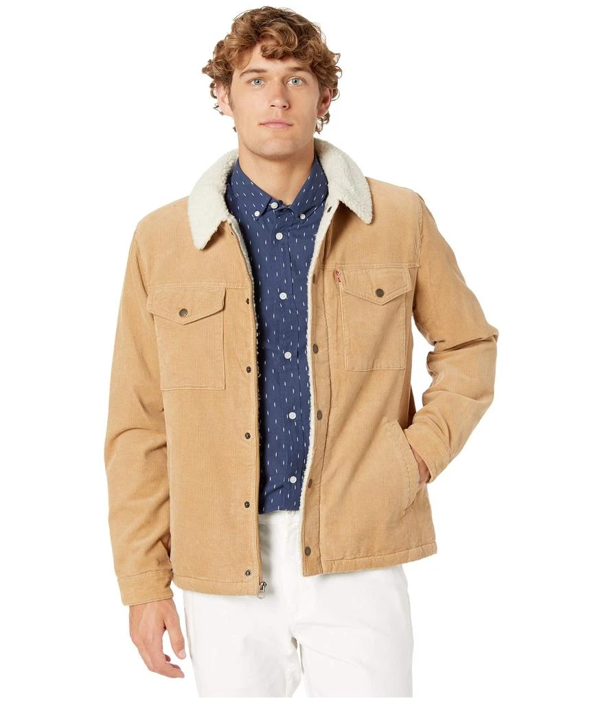 商品Levi's|Two-Pocket Trucker with Soft Sherpa,价格¥634,第1张图片