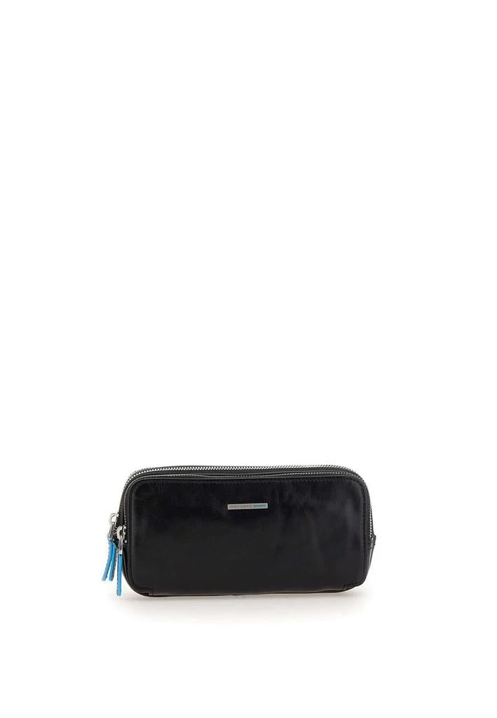 商品PIQUADRO|PIQUADRO "Blue Square"  leather clutch bag,价格¥1237,第1张图片