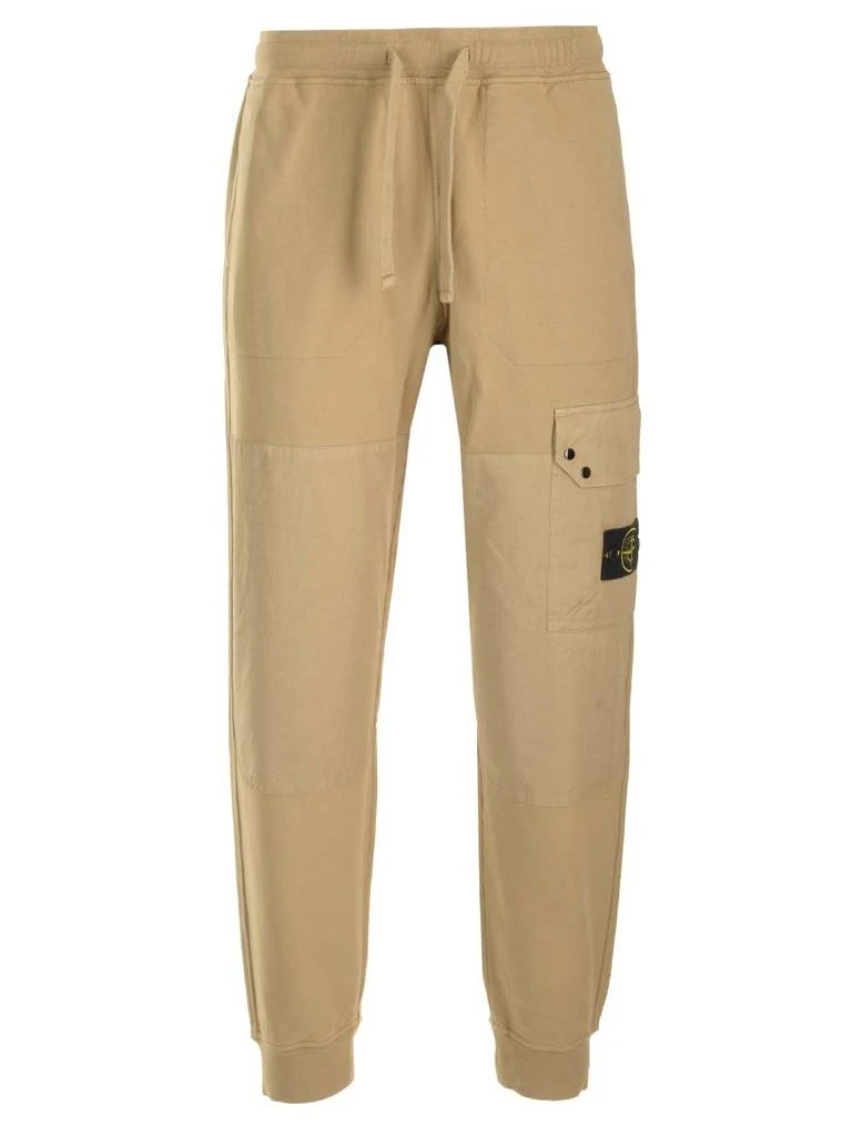 商品Stone Island|Jogging Trousers Sweatshirts Beige,价格¥1944,第1张图片