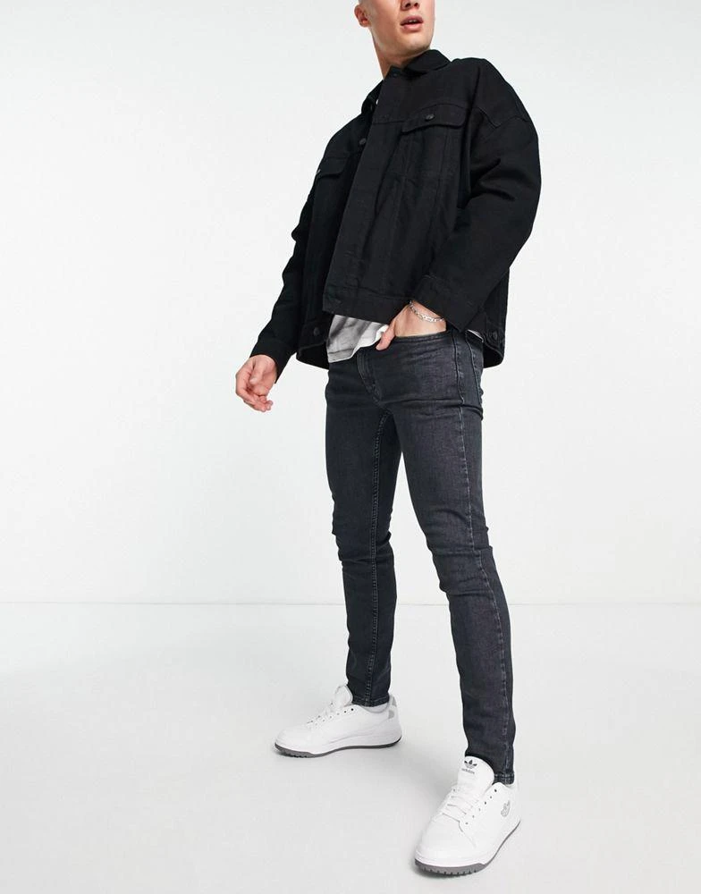 商品Levi's|Levi's 519 extreme skinny hi-ball jeans in black,价格¥405,第1张图片